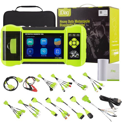 JDiag M300 motorcykel obd 2 scanner batteri tester ABS, TPMS,  Ryd fejlkode til BMW Ducati Harley Honda Yamaha - LifafaDenmark Aps