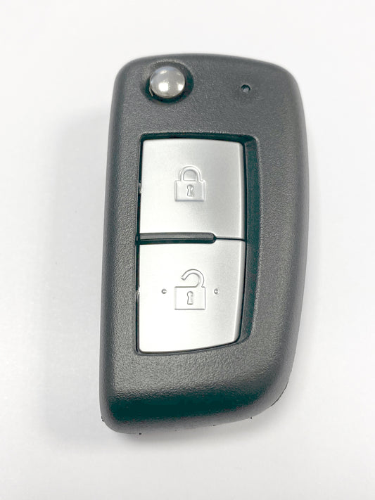 RFC 2 knaps flip nøgle etui til Nissan Juke 2013 2014 2015 2016 fjernbetjening - LifafaDenmark Aps