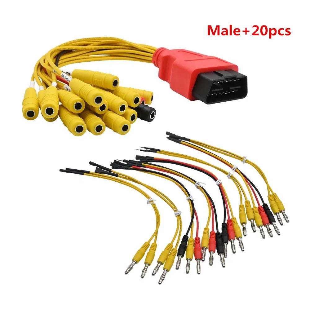 OBD Universal Jumper Bil stik 16 Pin Han Hun Fejl diagnose Værktøj Børste ECU Jumper - LifafaDenmark Aps