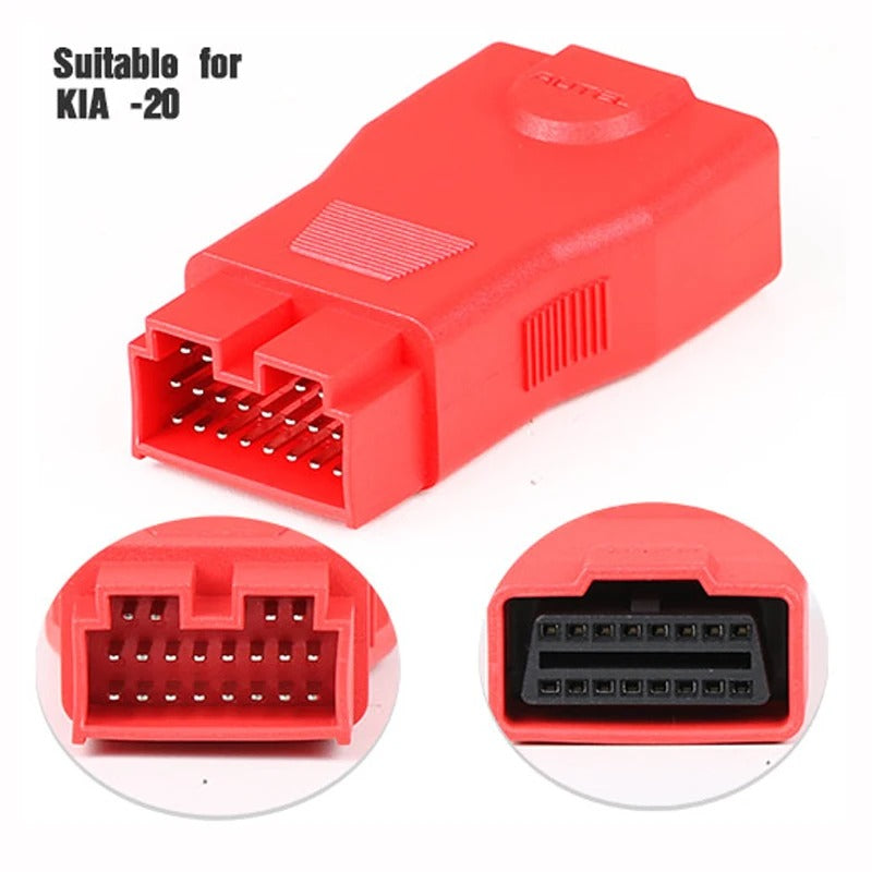 OBDII til OBDII Autel Kia 20 bens adapter til bil diagnostik - LifafaDenmark Aps