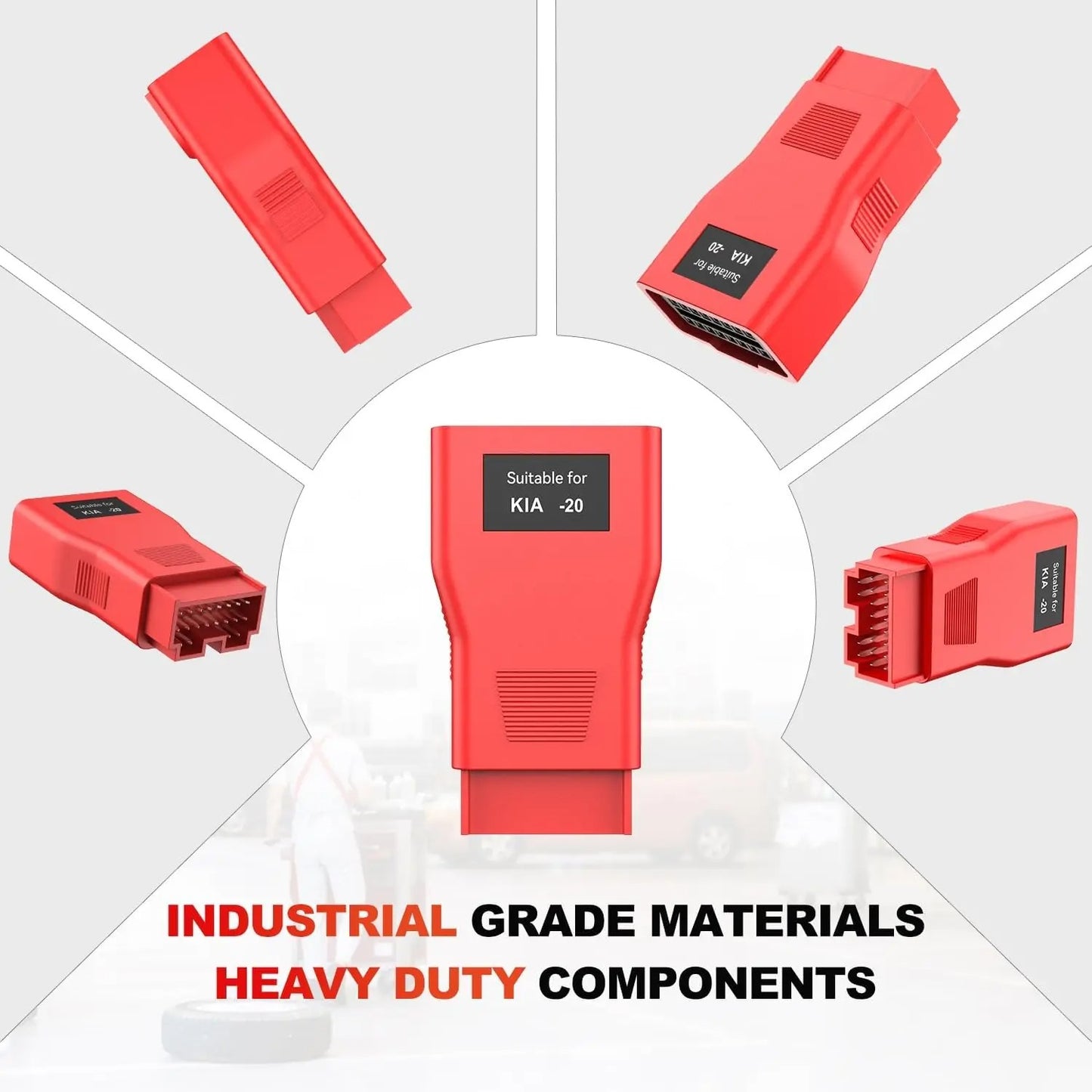 OBDII til OBDII Autel Kia 20 bens adapter til bil diagnostik - LifafaDenmark Aps