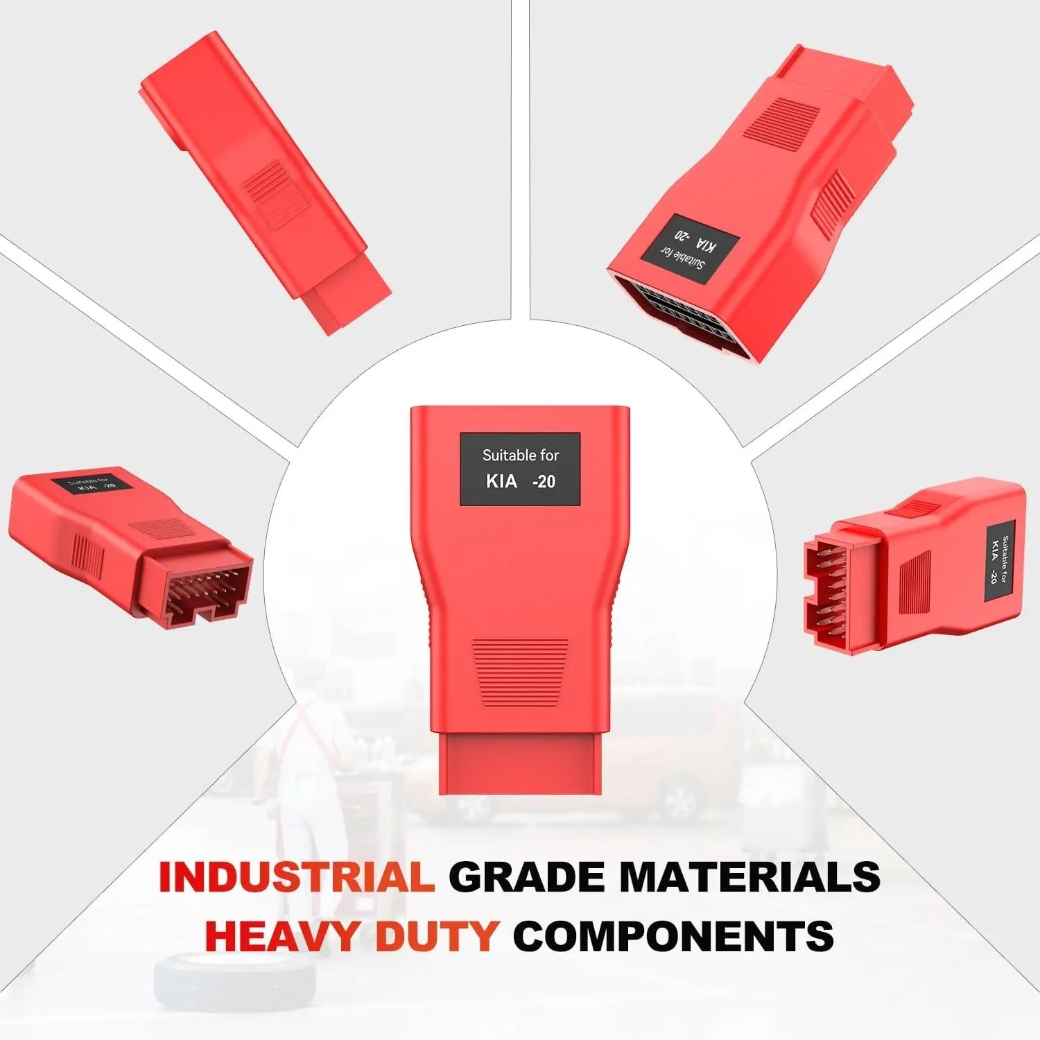 OBDII til OBDII Autel Kia 20 bens adapter til bil diagnostik - LifafaDenmark Aps