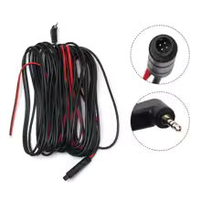 Forlænger kabel til bil dashcam DC 12V 4 benet 10m forlænger kabel AV-kabel til bakkamera - LifafaDenmark Aps