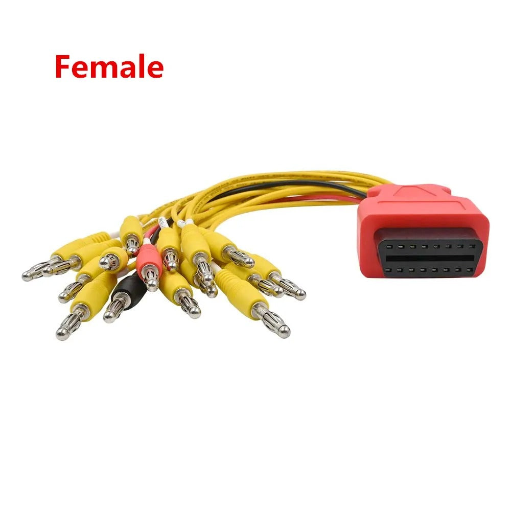 OBD Universal Jumper Bil stik 16 Pin Han Hun Fejl diagnose Værktøj Børste ECU Jumper - LifafaDenmark Aps