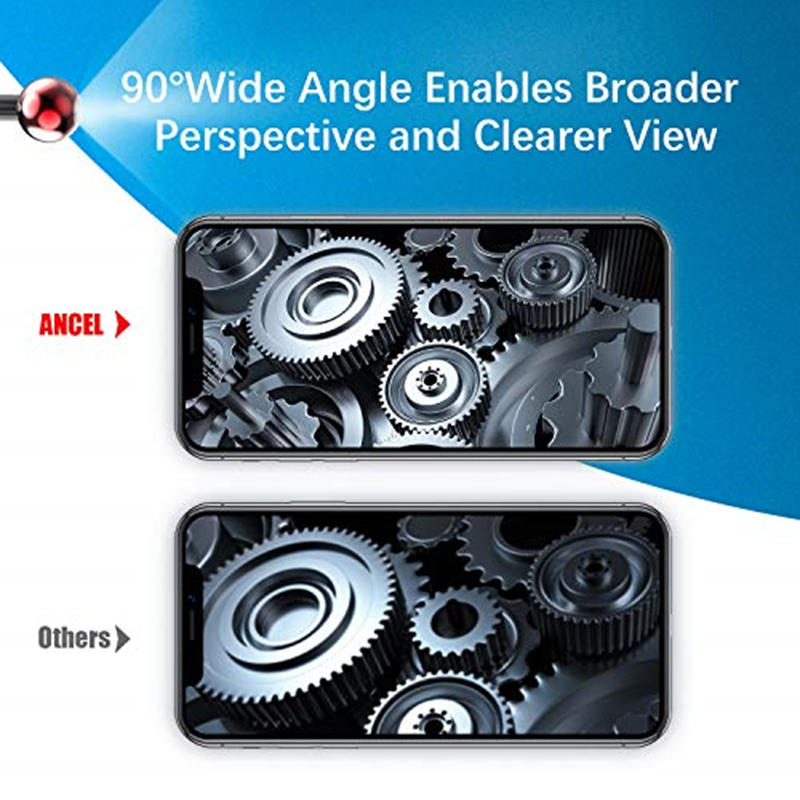 Ancel WIFI 5.5MM usb inspektions kamera 1080P til iPhone Android PC med 5M kabel - LifafaDenmark Aps