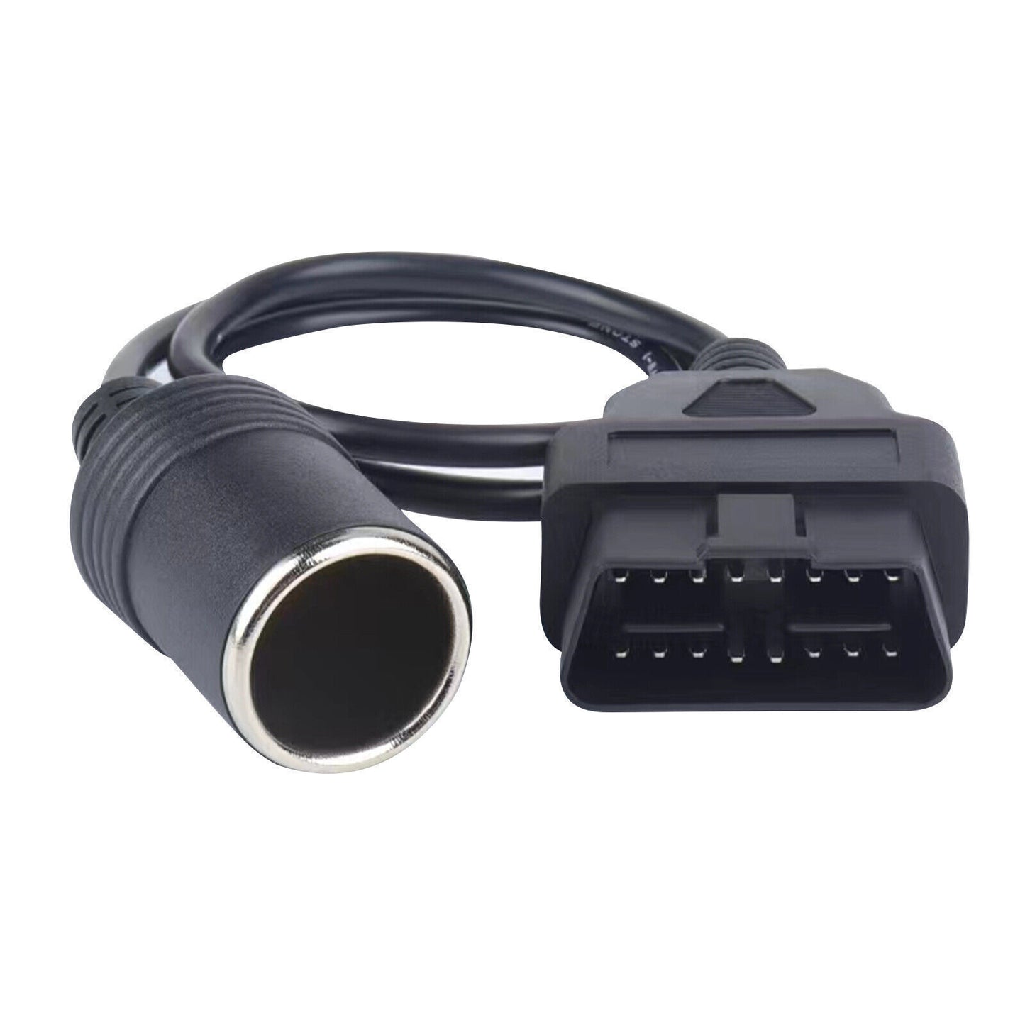 Universal OBD2 Diagnostic Tool Car Cigarettænder 16 Pin Socket Strøm adapter