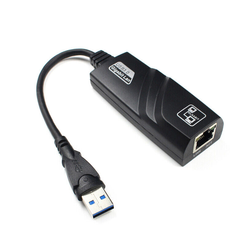 USB 3.0 til Gigabit Ethernet RJ45 LAN 1000 Mbps netværks adapter Ethernet pc