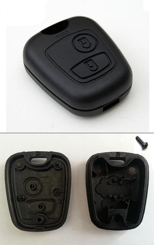 2 Button Remote Key Fob for case Citreon C1 C2 C3 C5 C6