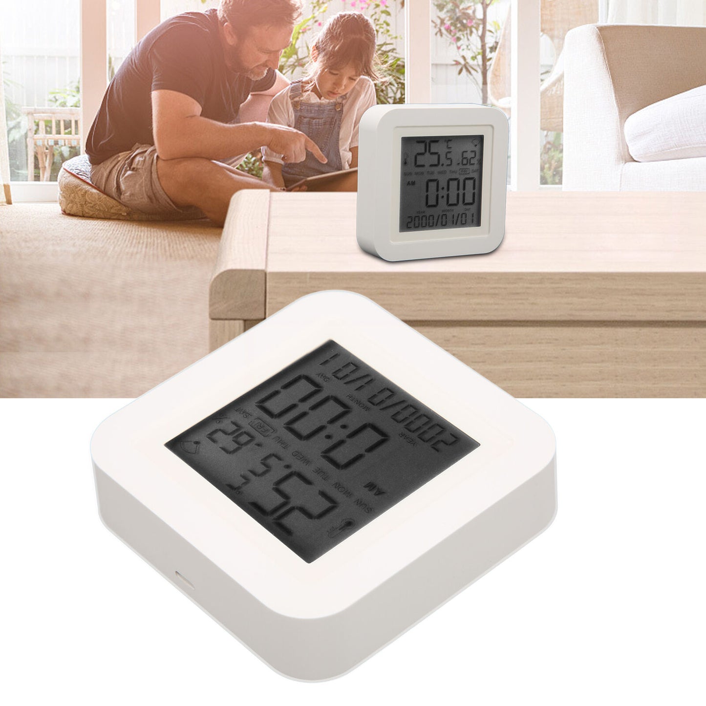 WIFI Smart Termometer Hygrometer Sensor Digital Temperatur Fugtighed