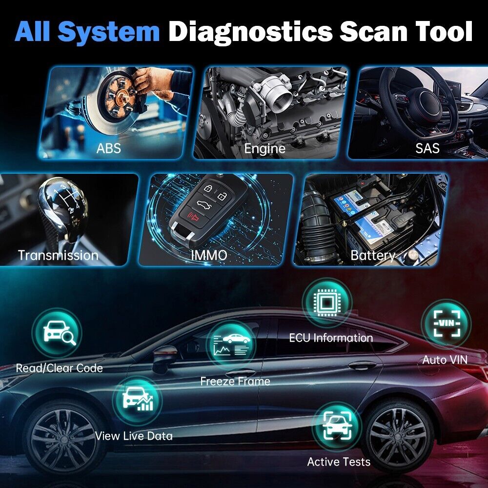 Vident iSmartDiag 510 Pro OBD2 All System Scanner Bluetooth bil diagnose værktøj CAN FD & DIOP