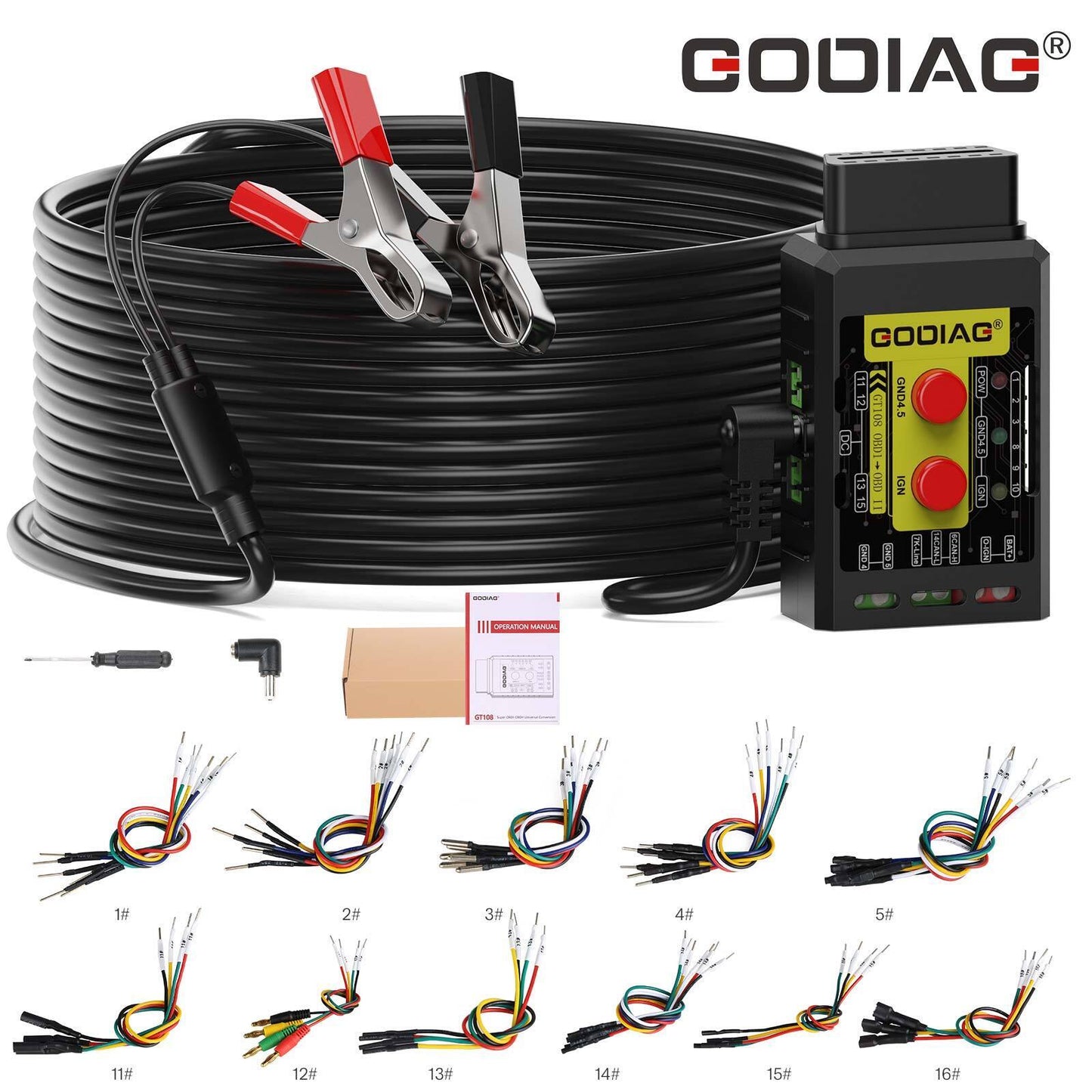 Godiag GT108 OBDI-OBDII Universal Conversion Adapter
