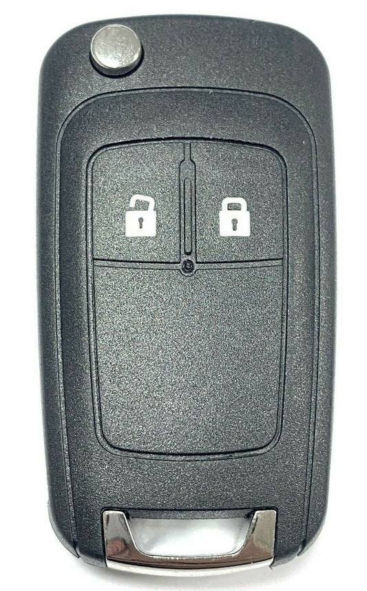 RFC 2-knaps flip nøgle case til Opel Astra J fjernbetjening 2009 - 2015 - LifafaDenmark Aps