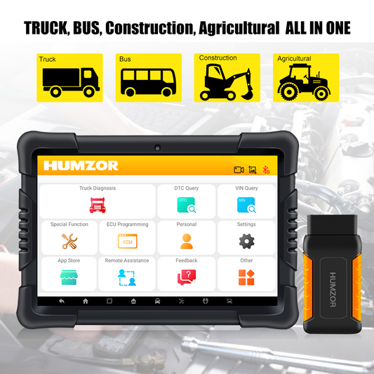 ND566 Bluetooth Tablet Heavy Duty Truck OBD2 Scanner Fuldt System Diagnose Værktøj - LifafaDenmark Aps