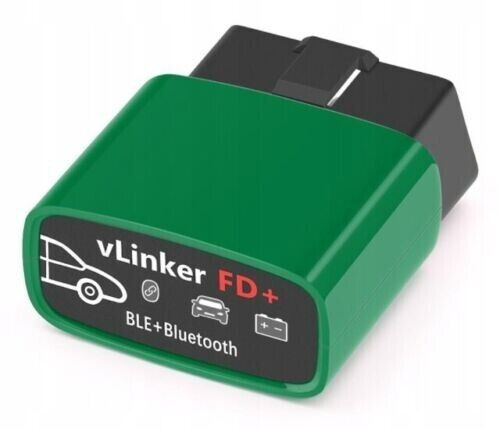 Vgate VLinker FD Plus OBD2 Adapter Bluetooth Scanner til FORScan, Bimmercode til iOS Android - LifafaDenmark Aps