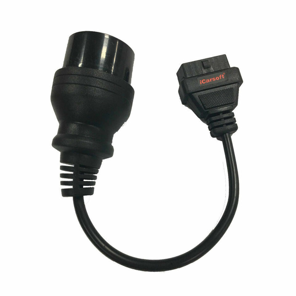 iCarsoft OBD-16 til BMW-20 Socket Diagnostic Adapter Kabelstik til BMW køretøjer