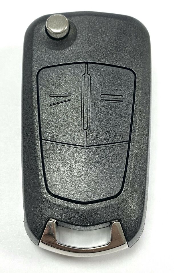 RFC 2-knaps flip nøgle case til Opel Corsa D fjernbetjening 2006 - 2014 (HU100)