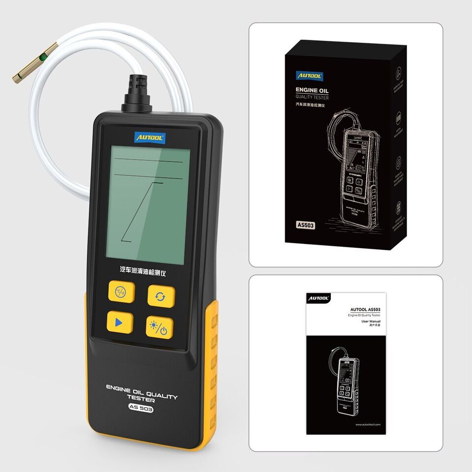 Digital motor olie tester Automatisk kontrol af oliekvalitets detektor til benzin diesel