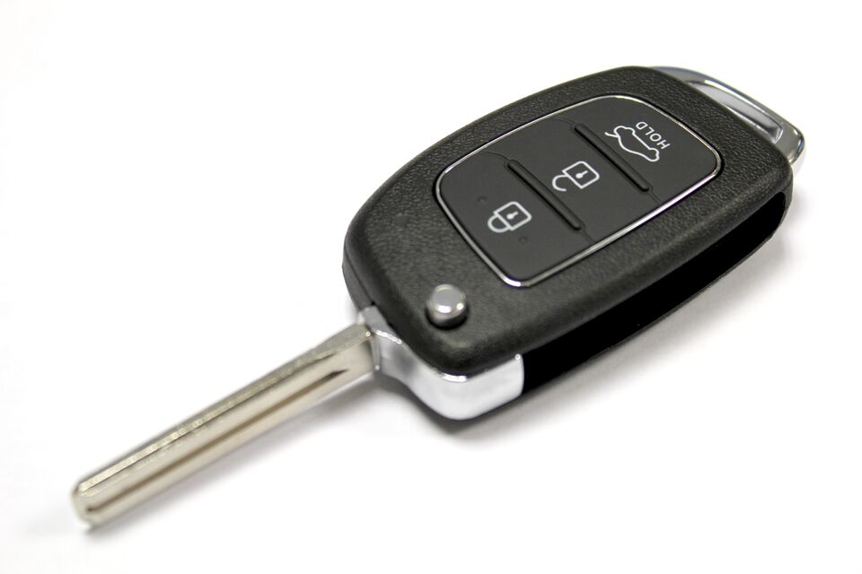 RFC 3-knaps flip nøgle case til Hyundai i10 i20 i40 iX35 Santa Fe fjernbetjening