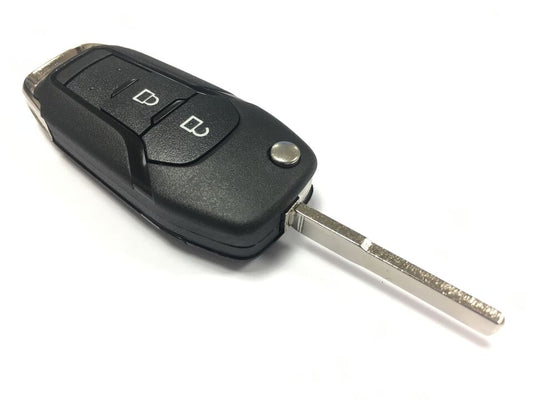 RFC 2-knaps flip nøgle case til Ford Ranger T6 fjernbetjening 2015 - 2019