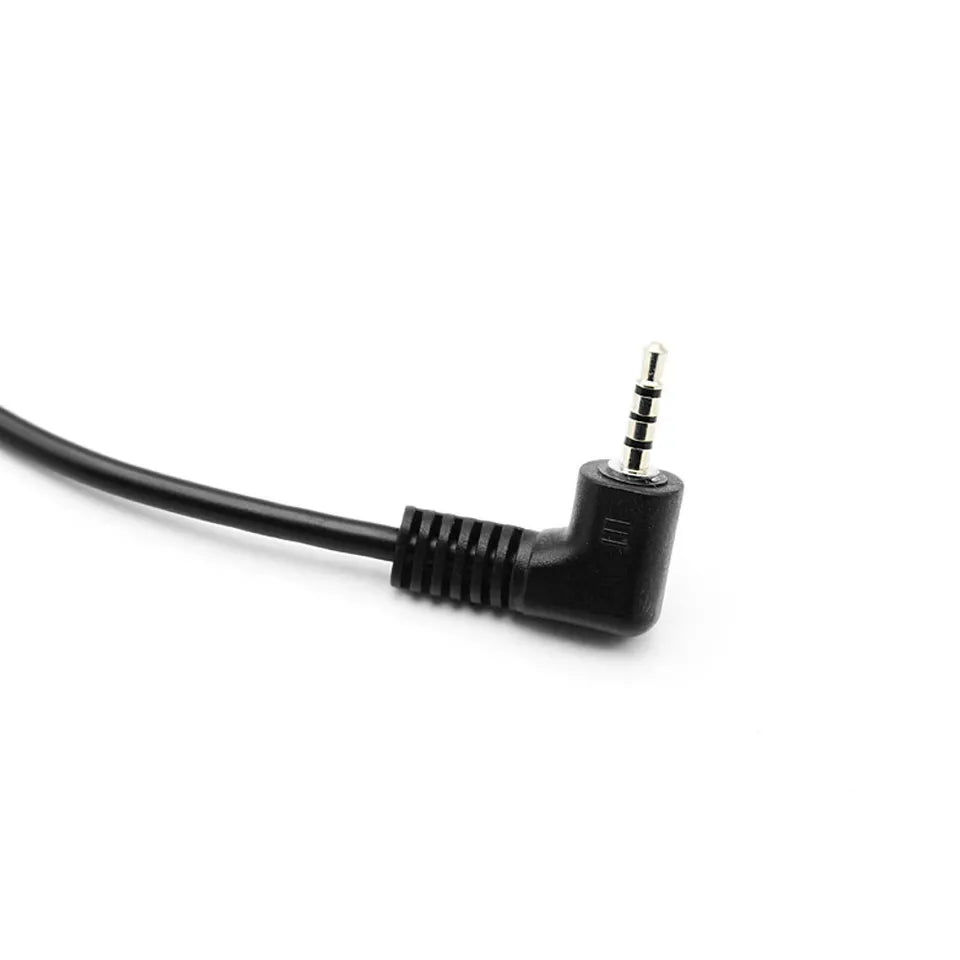 2,5 mm AV hanstik RCA hunstik adapter kabel til bil bakkamera GPS tablet