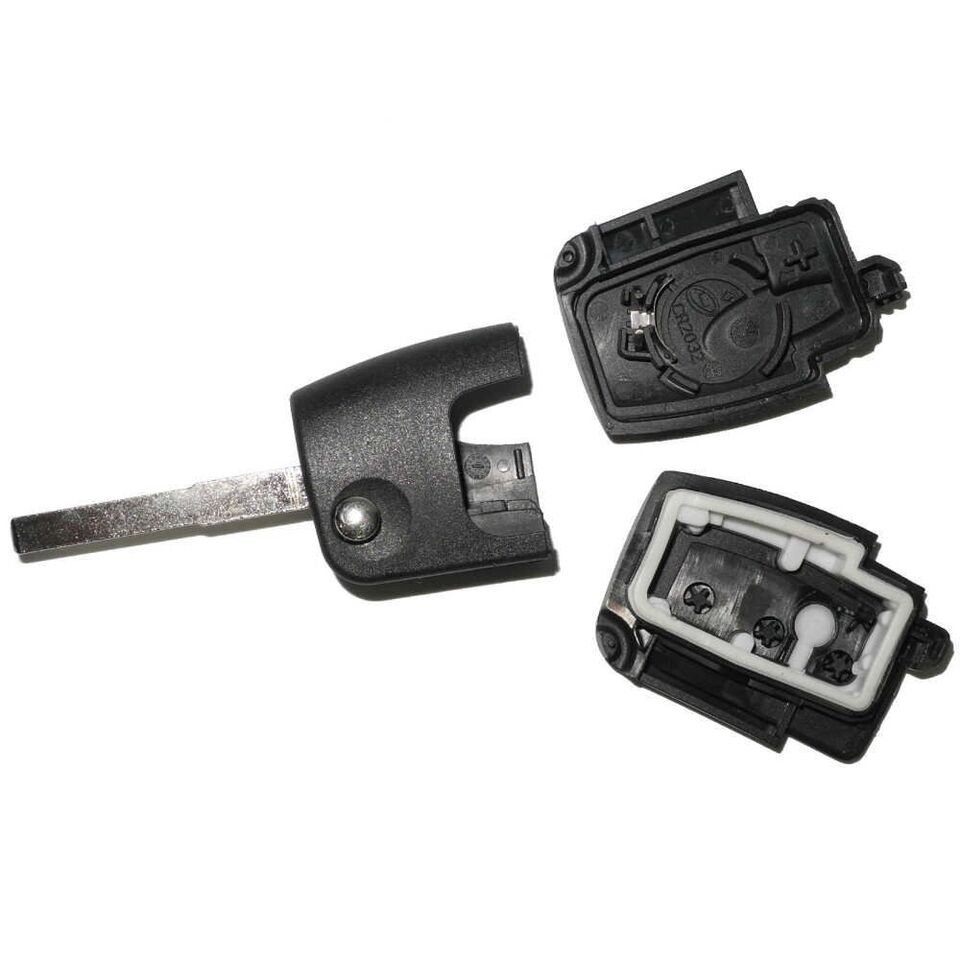 3-knap til Ford Fiesta Focus Mondeo CMAX Galaxy Flip Key Remote Fob Case