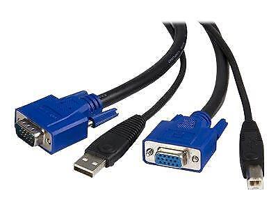1,5 m KVM VGA HDMI computer kabel - LifafaDenmark Aps