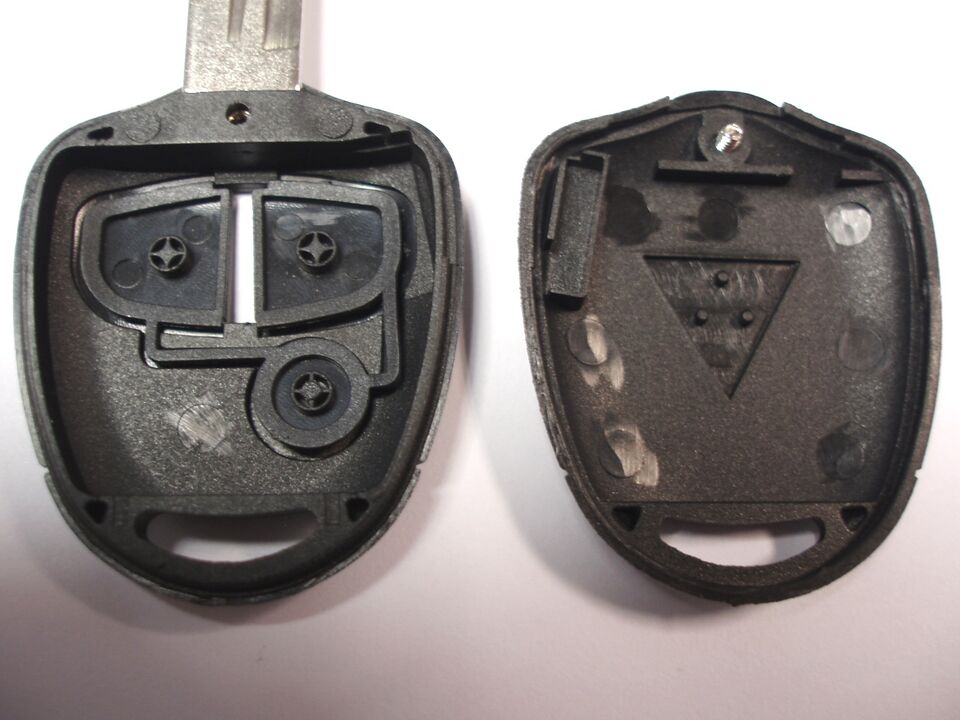 RFC nøgle case med 2 knapper til Mitsubishi L200 2005 - 2015 fjernbetjening MIT8