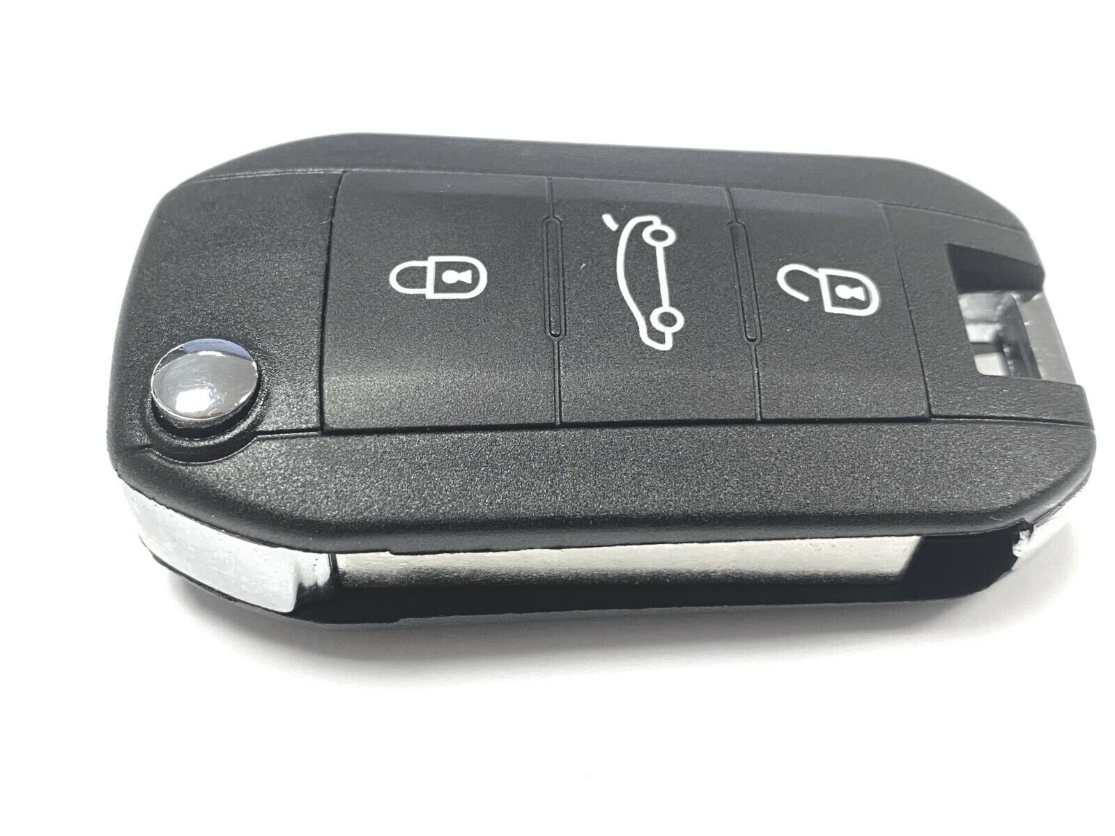 RFC 3-knaps nøglehus til Peugeot 208 308 2008 508 fjernbetjening HU83 klinge - LifafaDenmark Aps