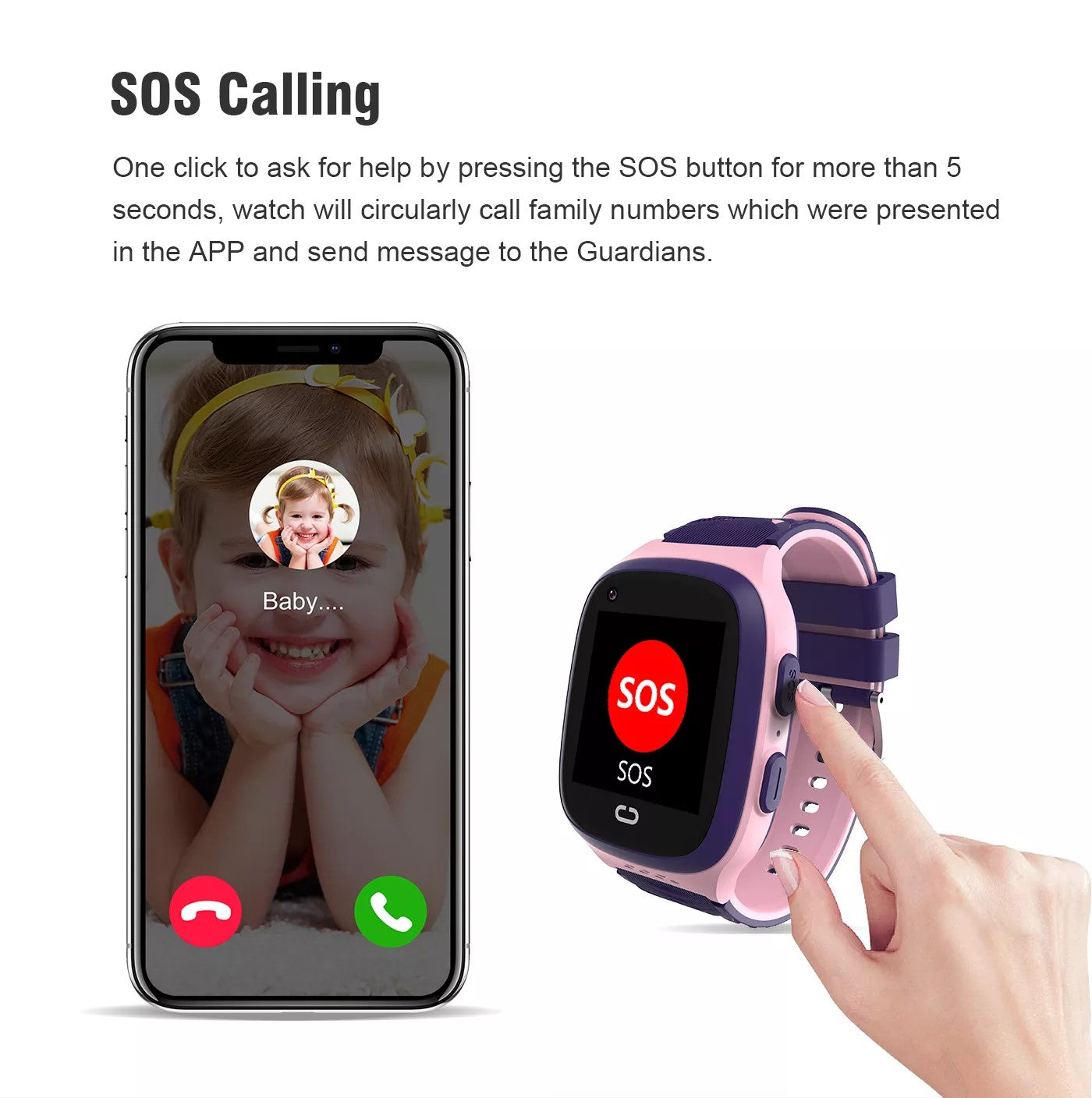 HD Video Call Touch Screen IP67 Vandtæt børns Smartwatch 4G Kids Smart Watch med WIFI GPS Tracker baby telefonur - LifafaDenmark Aps