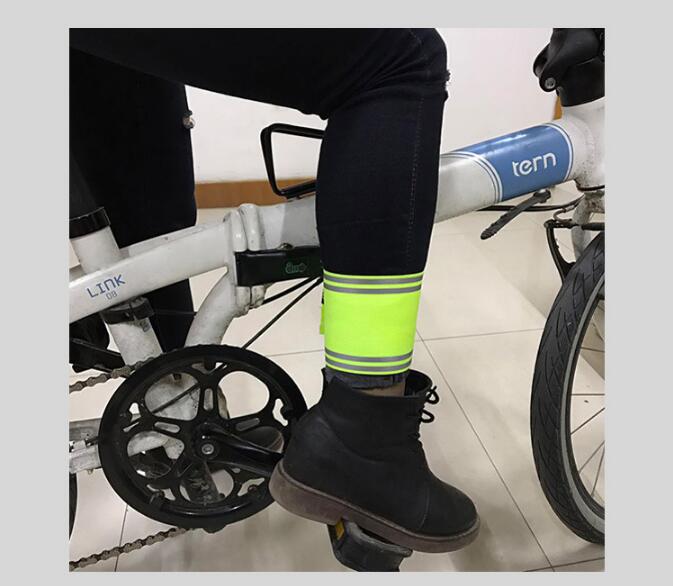 Elastisk cykel reflekterende sikkerhedsbånd ben / armrem bånd advarsel bandage - Lifafa Denmark
