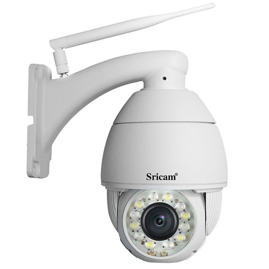 Srihome 1920P QHD Wifi IP-kamera 5.0MP IP66 Vandtæt trådløst CCTV PTZ