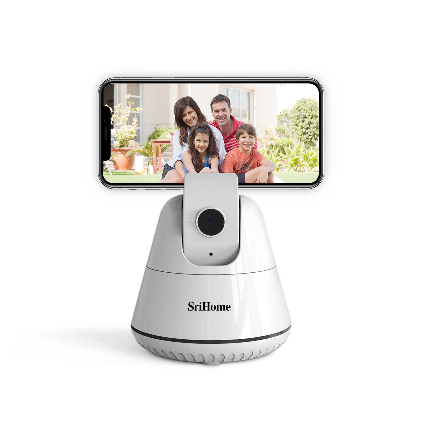Selfie-optagelse af smartphone Gimbal 360 ° ansigtsgenstand Opfølgning Selfie-stick Auto-tracking Smart Capture-telefonholder