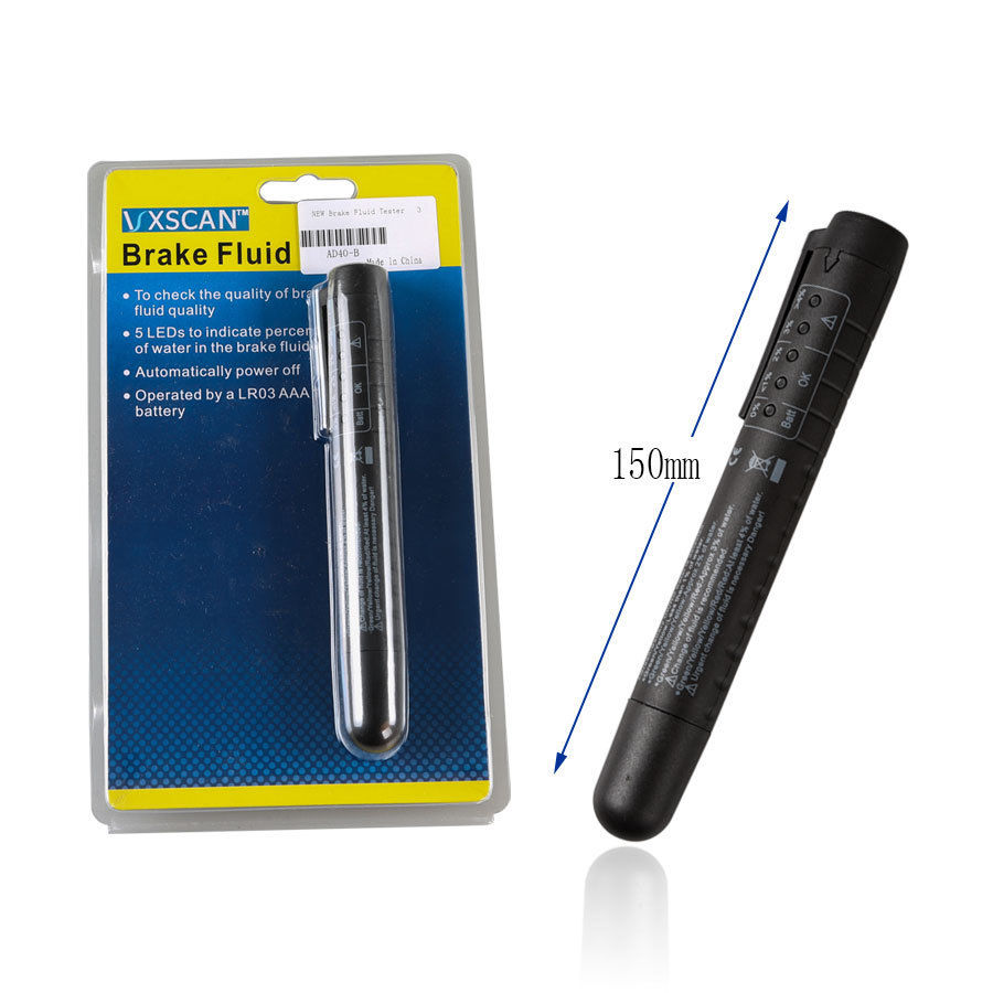 VXSCAN Digital Brake Fluid Tester Pen 5 LED Mini Indicator for Car Repairs Tools - Lifafa Denmark