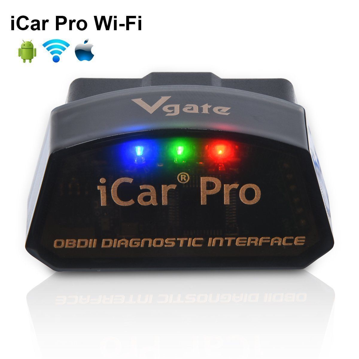 Vgate iCar Pro Wi-Fi OBD2 Scanner Scan Tool OBDII ELM327 Compatible Car Tool for - Lifafa Denmark