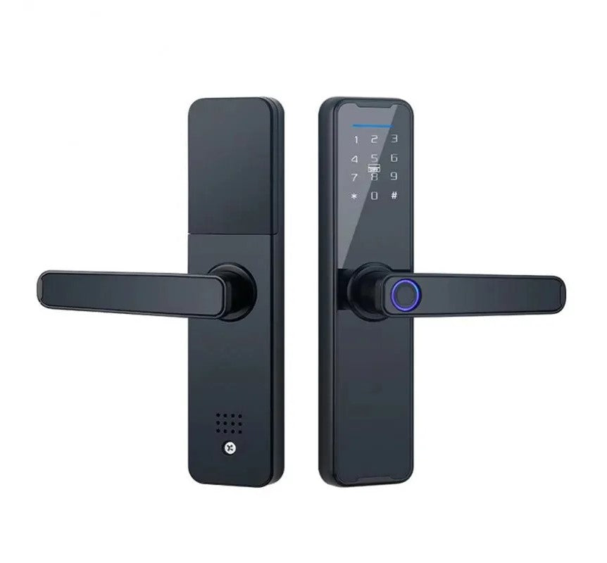 Smart Fingerprint Lock Home Security Intelligent Dørlås Med WiFi APP Adgangskode RFID Unlock