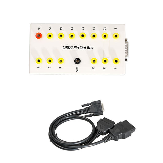 NY OBDII 16 pins protokolledetektor i høj kvalitet og Break Out Box Tester - Lifafa Denmark