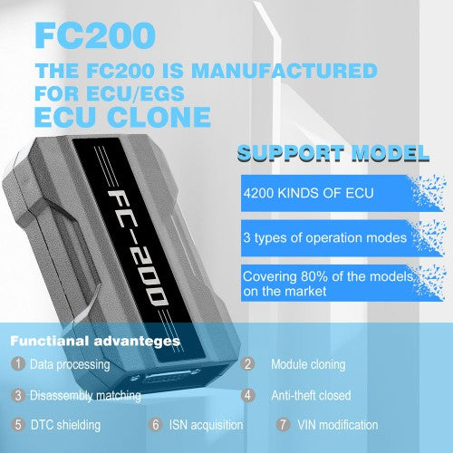 CGDI FC200 ECU Programmer Full Version Support 4200 ECUs