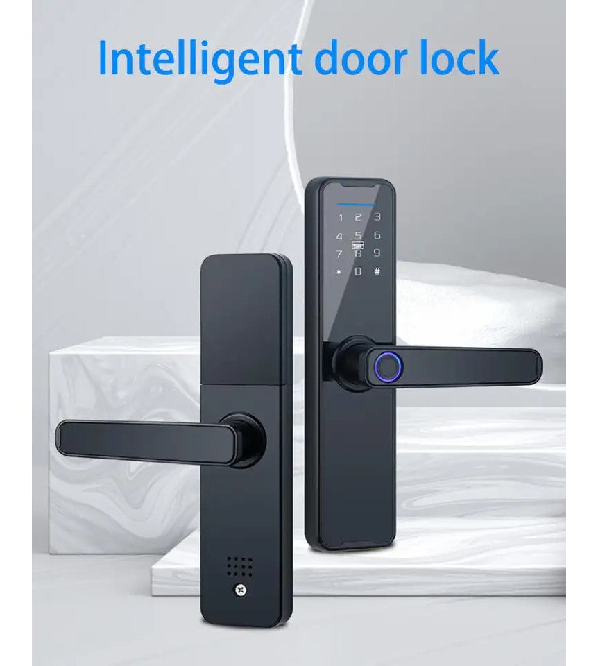 støvle børn At sige sandheden Smart Fingerprint Lock Home Security Intelligent Dørlås Med WiFi APP A –  Lifafa Denmark
