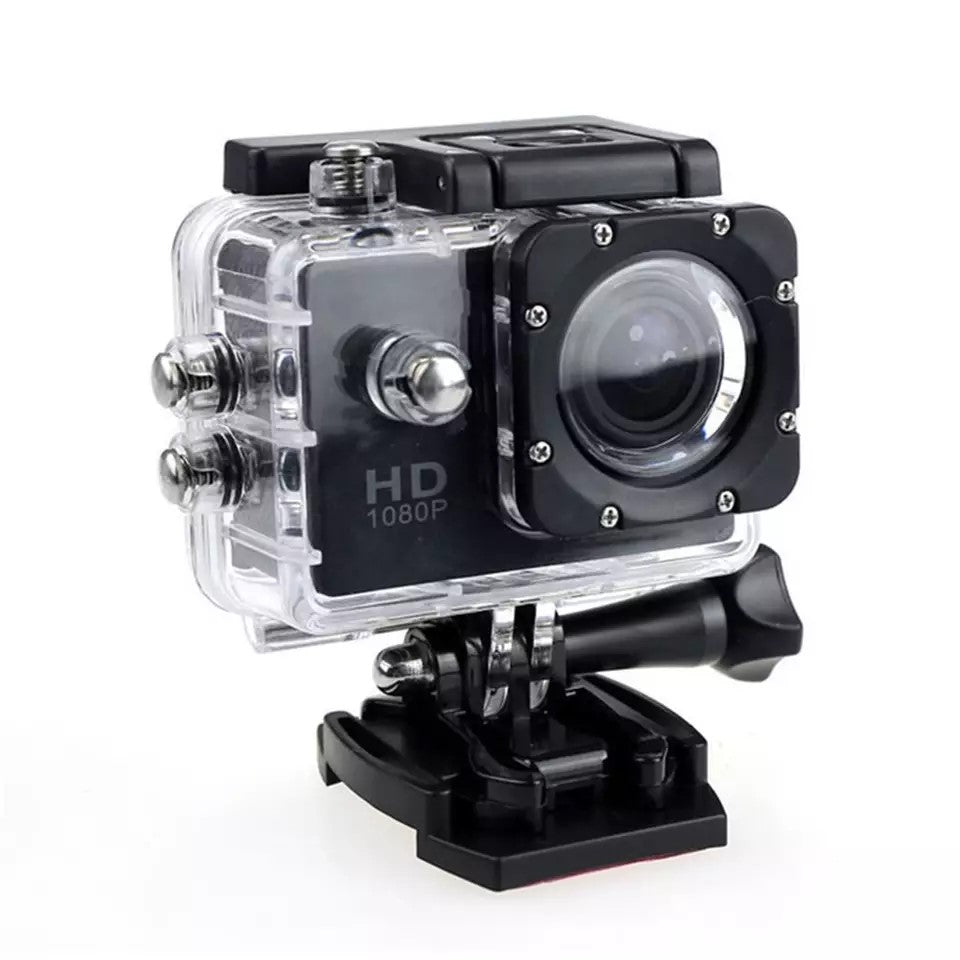 Hjelm Video optagelses kameraer Sport Cam Outdoor Mini Sport Action Kamera med Ultra 30M 1080P Undervands Vandtæt