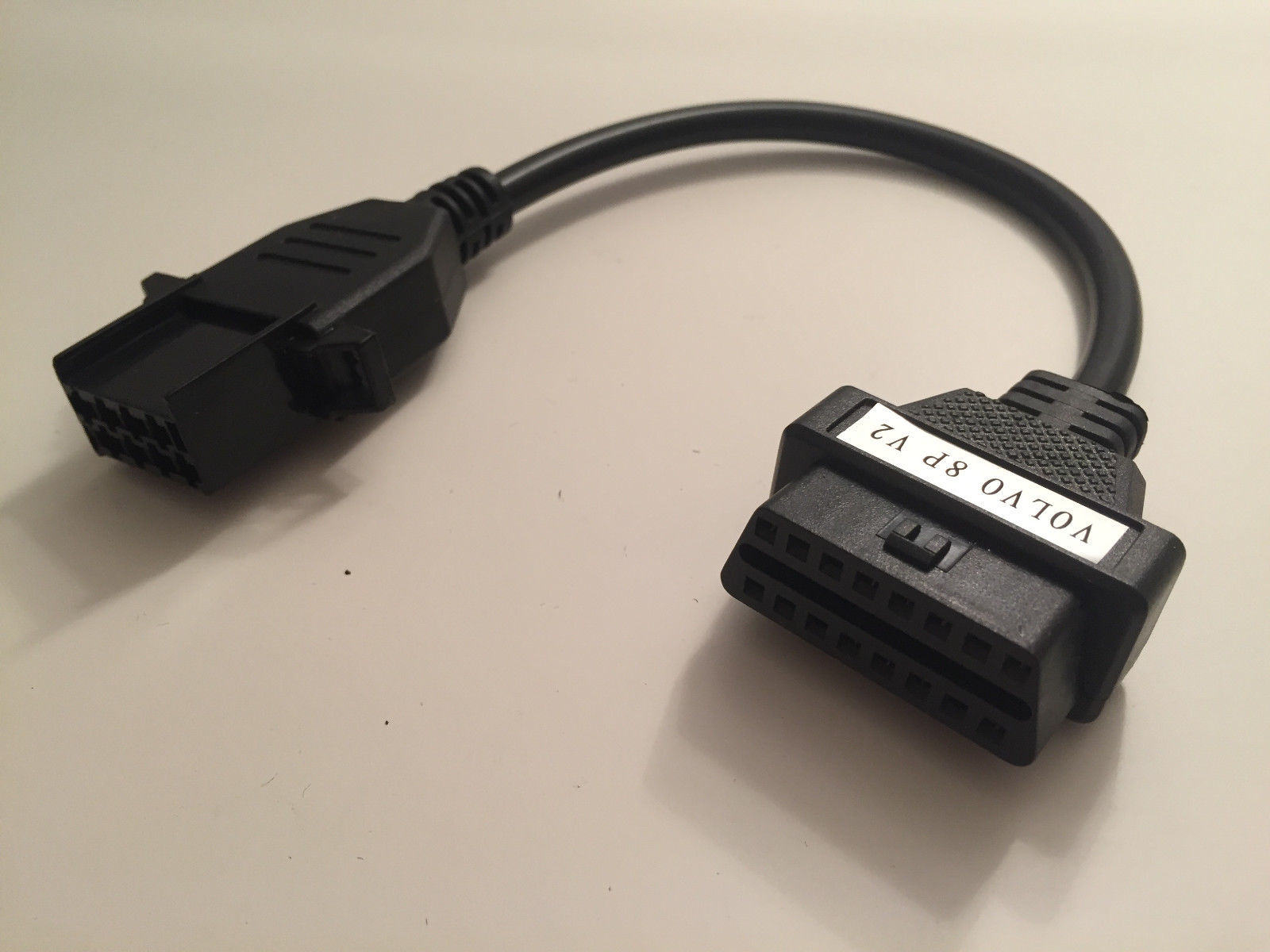 Til Volvo Truck OBD 8 Pin to Female OBDii 16Pin Diagnostic Connector C