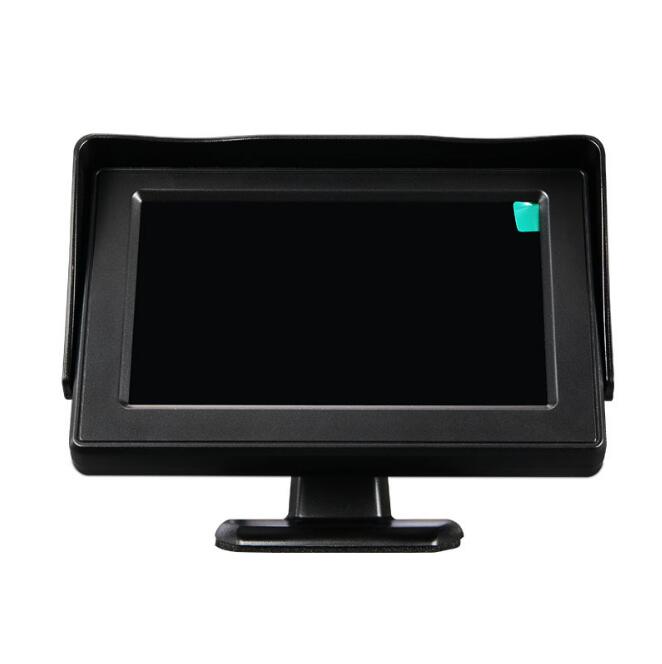 4.3 LCD -skærm + bakkamera 170 ° bilsete bagfra til Bil, Bus, Vogn
