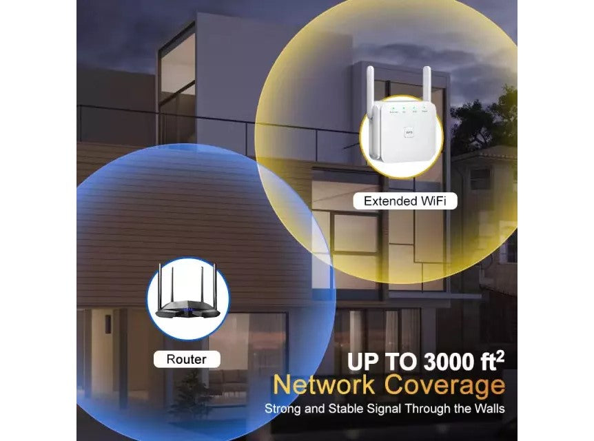 5G WiFi Router Forstærker Signal Extender Netværk Wifi Booster 300Mbps 5 Ghz Langrækkende trådløs WIFI Repeater