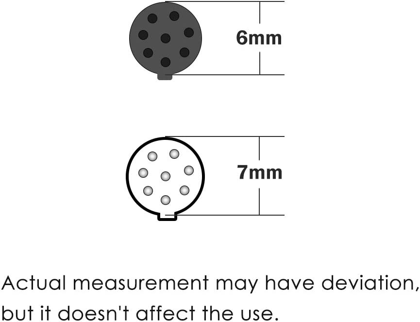 8 pin kamera forlænger kabel Bilkamera kabel