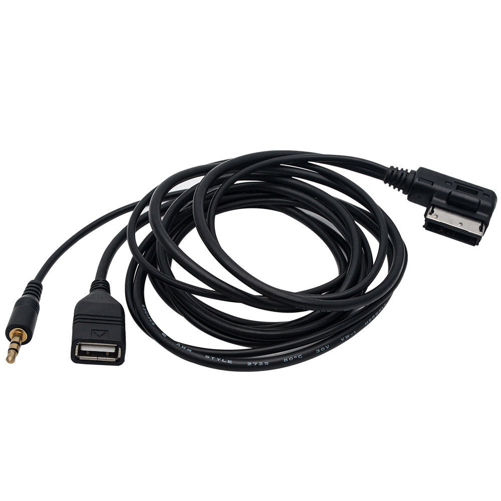 AMI MMI MDI Music Interface USB Charger AUX Cable For VW Audi A3 A5 Q5 Q7 A4L - Lifafa Denmark
