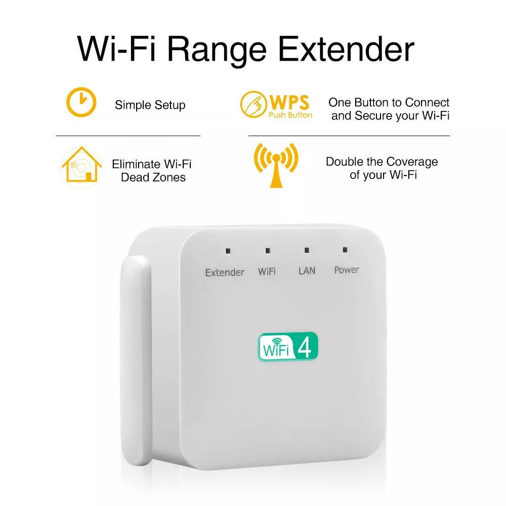 5G WiFi Router Forstærker Signal Extender Netværk Wifi Booster 300Mbps 5 Ghz Langrækkende trådløs WIFI Repeater