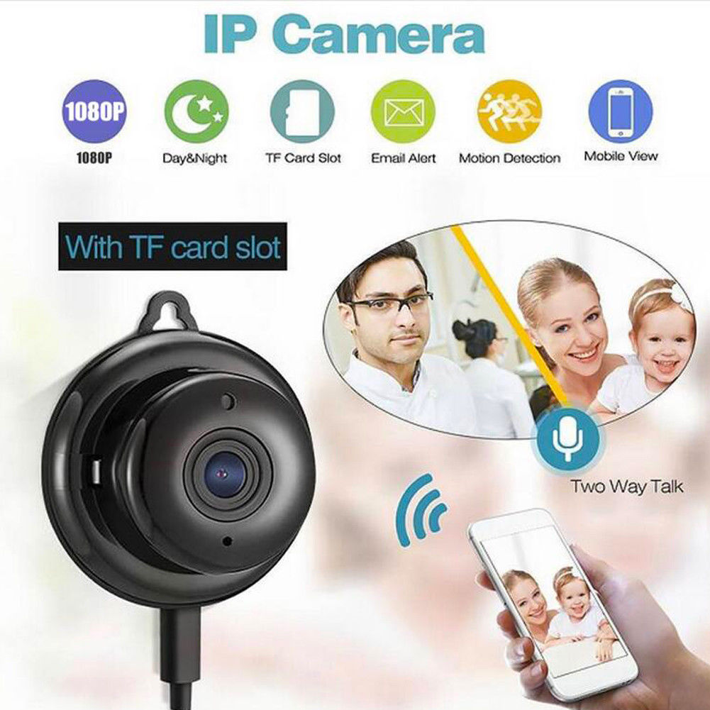 Wireless Mini WIFI IP Camera HD 1080P Smart Home Security Camera Night Vision - Lifafa Denmark