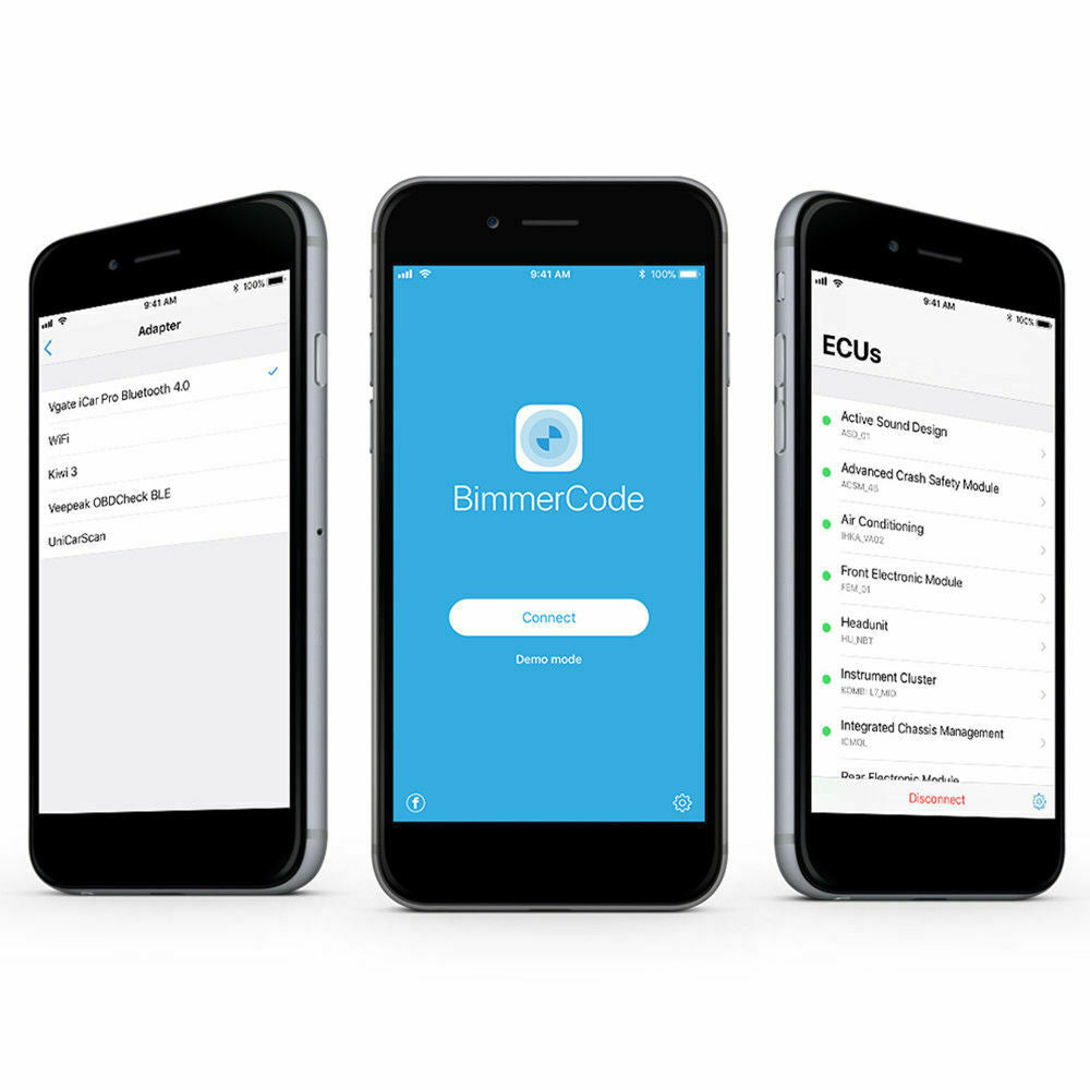 Vgate iCar Pro WiFi-adapter til Bimmercode-app - Lifafa Denmark