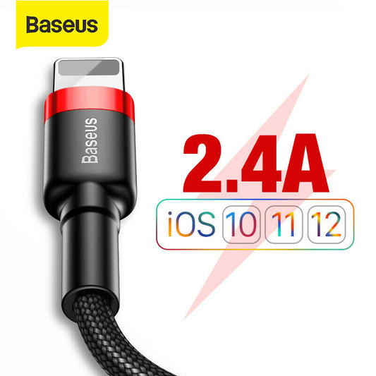Baseus Hurtigopladningsledning USB Lynkabel til iPhone XS 8 6s SE iPad - Lifafa Denmark
