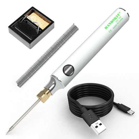 USB Opladning Loddekolbe 5V 8W Justerbar Temperatur Loddekolbe Kit - LifafaDenmark Aps