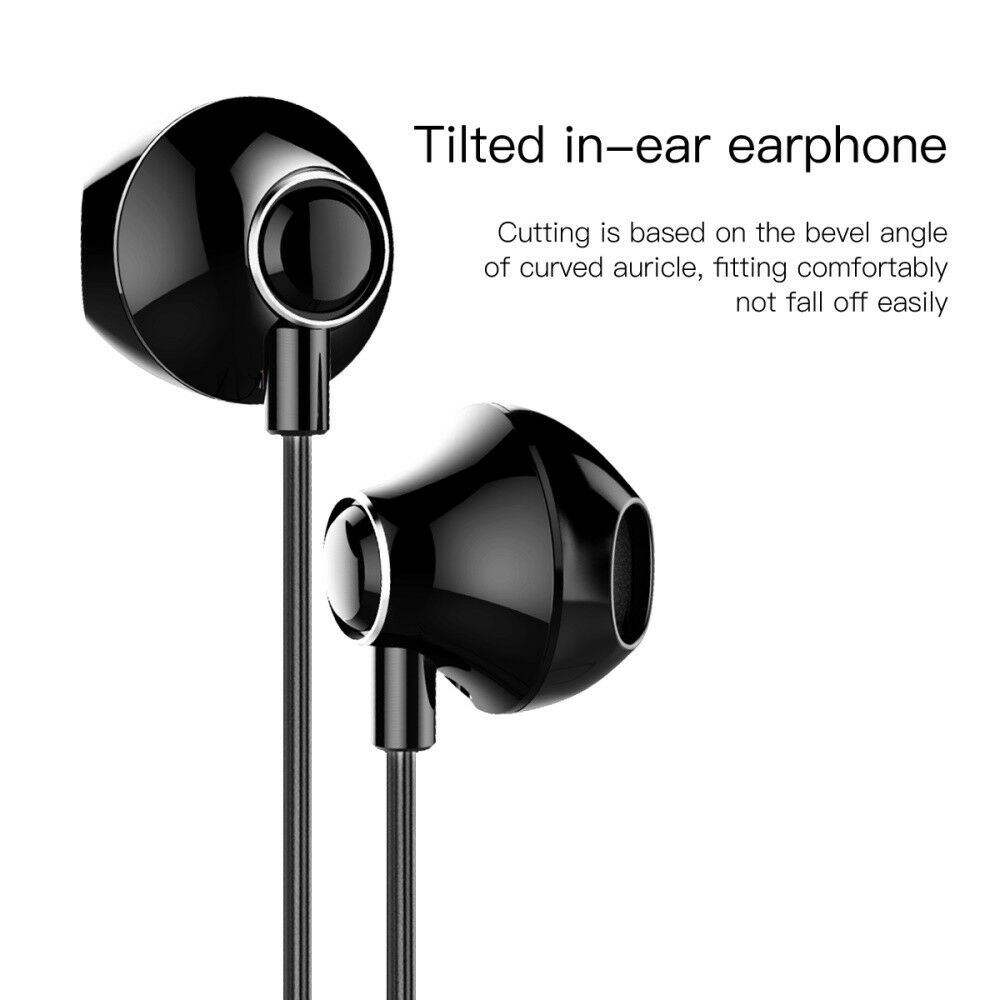 BASEUS Encok H06 Lateral In-ear 3,5 mm stereohøretelefon med mikrofon - Lifafa Denmark